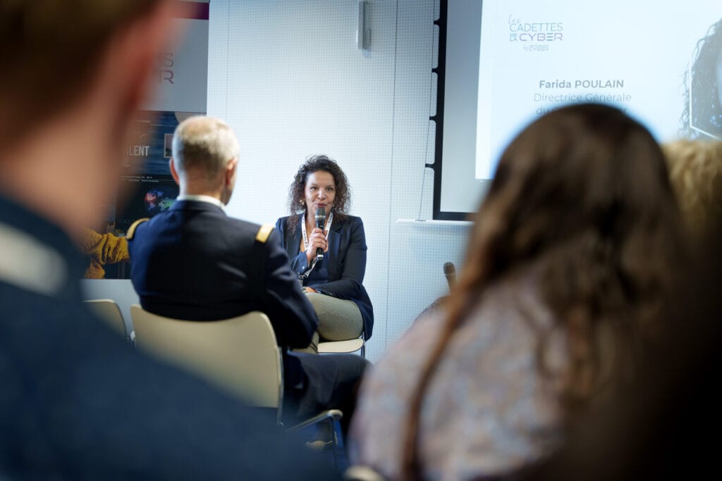 Keynote de Farida Poulain, directrice générale du Campus Cyber, lors de la 10e édition de l’European Cyber Week