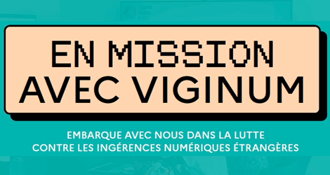 Visuel du kit de sensibilisation « En mission avec VIGINUM "